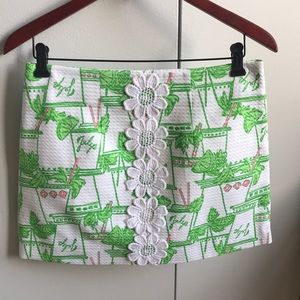 Lilly Pulitzer Just Add Mint Julep Skirt Size 4